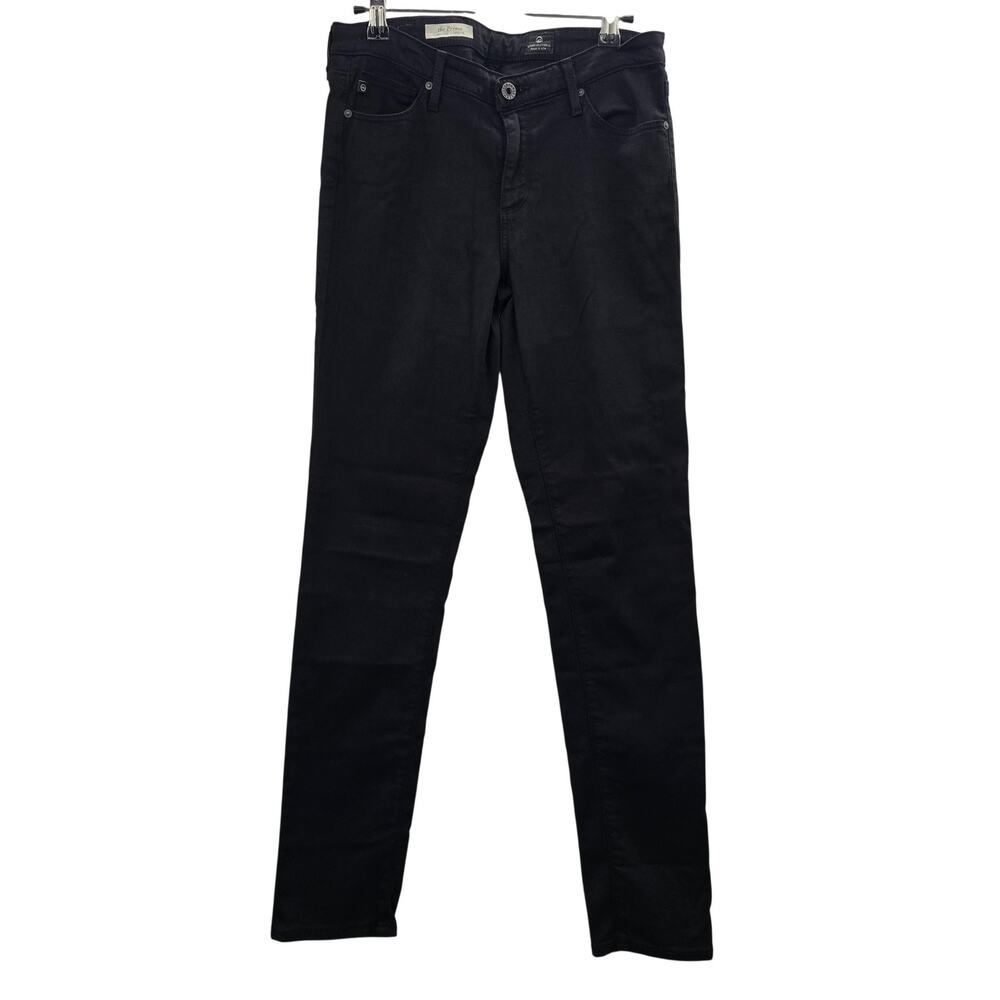 AG Adriano Goldschmied Jeans Womens 28 Black Prima Cigarette Leg Stretch